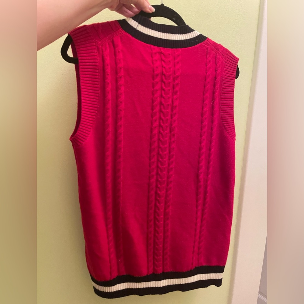 Aritzia Red Winston Sweater Vest ♥️ - Picture 7 of 8